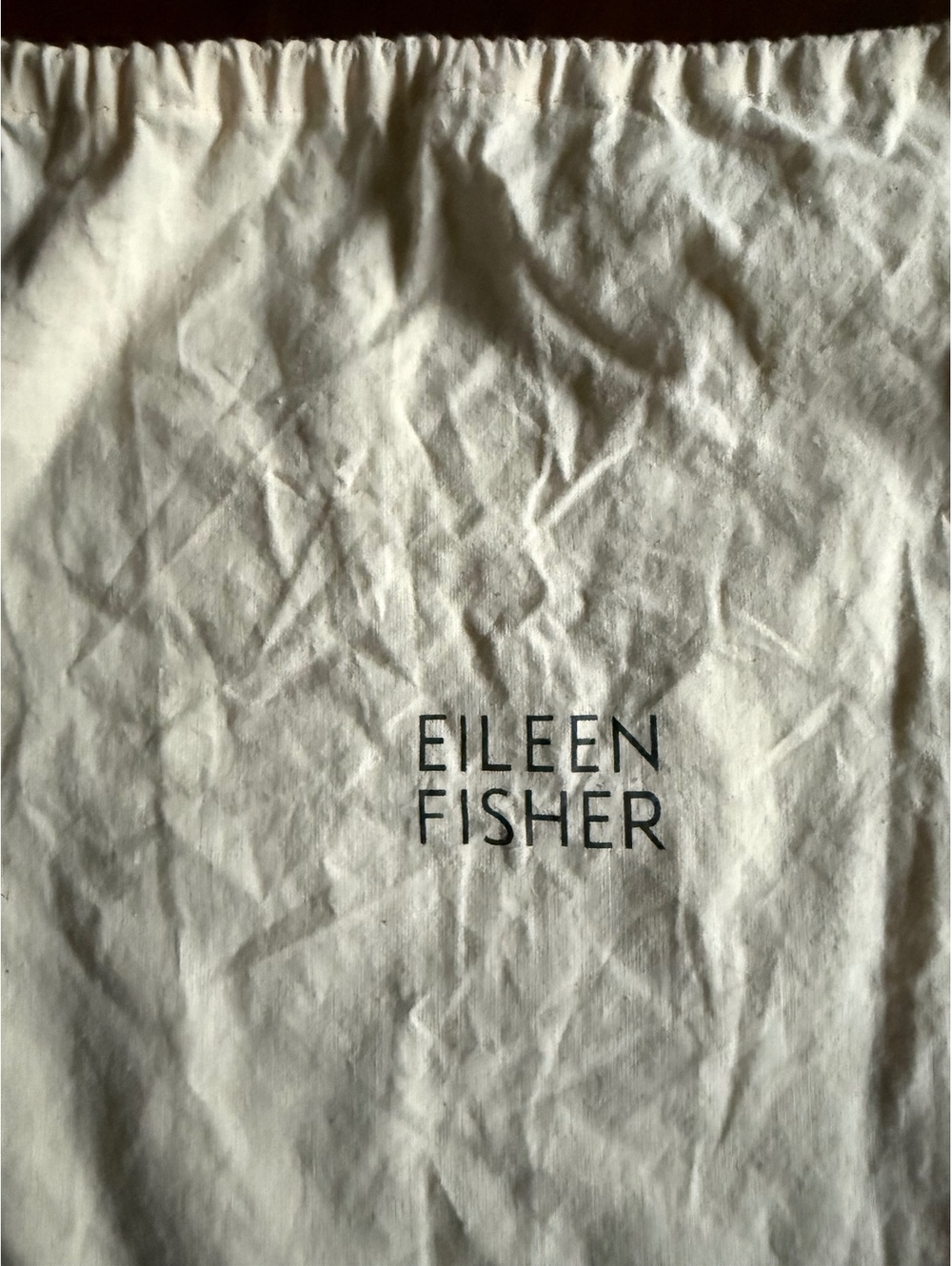 Eileen Fisher Organic Cotton Drawstring Dust Bag